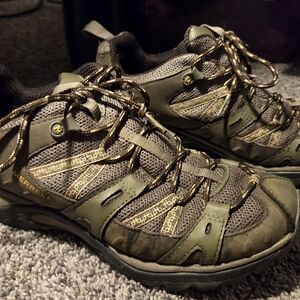 Merrell Women’s Brown/Olive Hiking Shoes